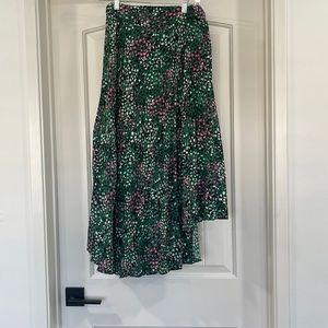 TOPSHOP Asymmetrical Midi Skirt